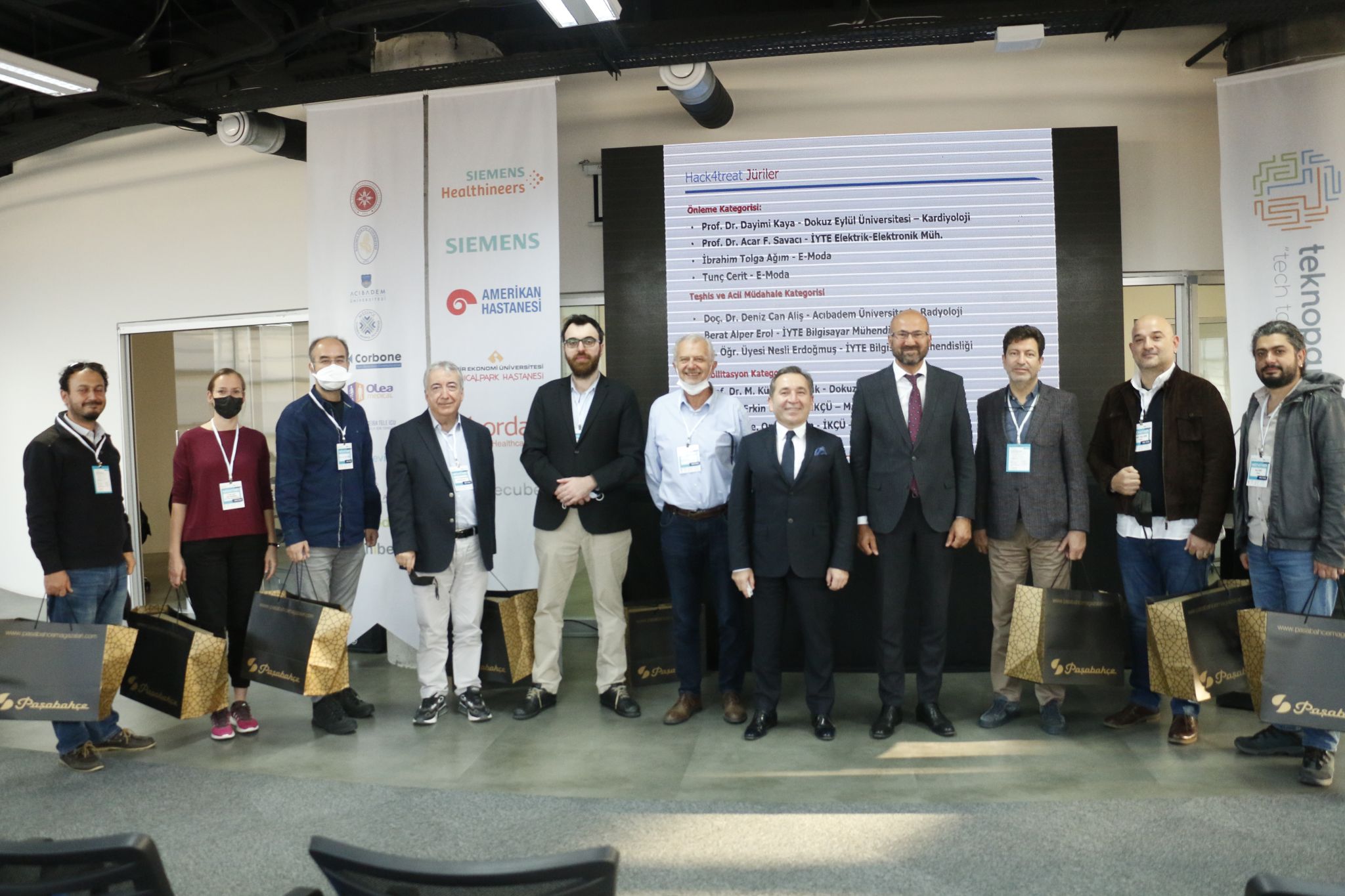 Hack4Treat Hackathon, organized with the cooperation of Teknopark İzmir.