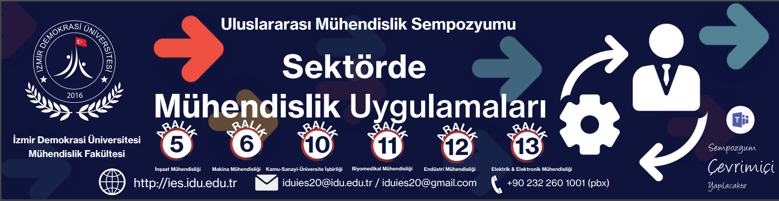 İzmir Demokrasi Üniversitesinde Uluslararası Mühendislik Sempozyumuna Katılım