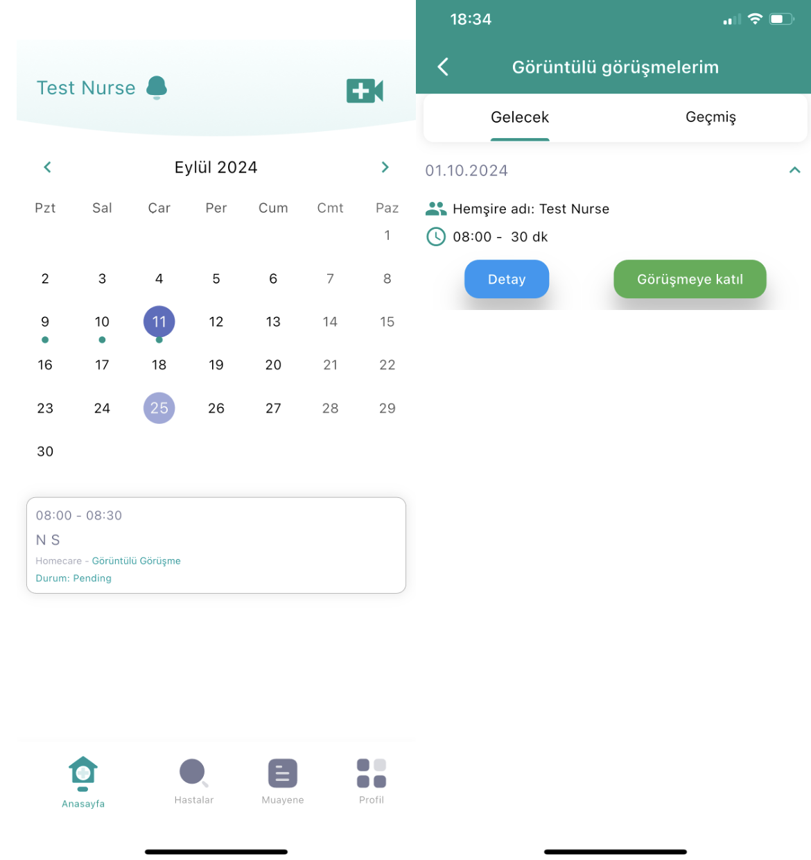 Rehealth Evde Bakım Yazılımı